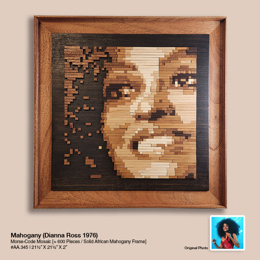Dianna Ross "Mahogany" - Morse-Code Mosaic