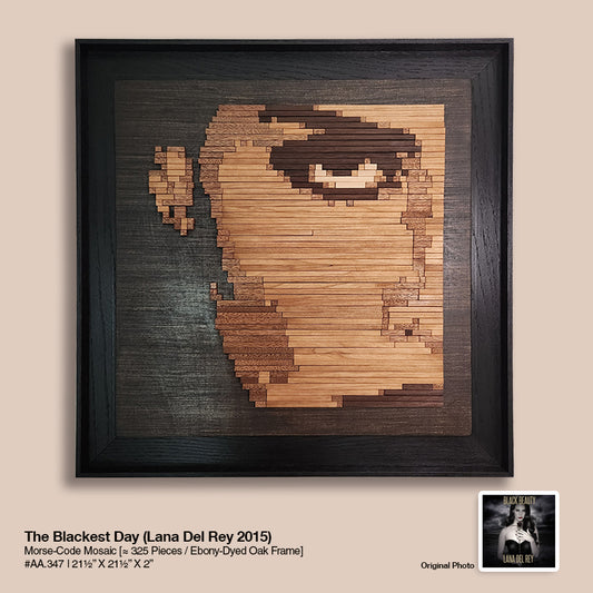 Lana Del Rey "The Blackest Day" - Morse-Code Mosaic
