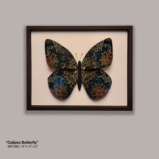 "Calypso Butterfly" Skateboard Art