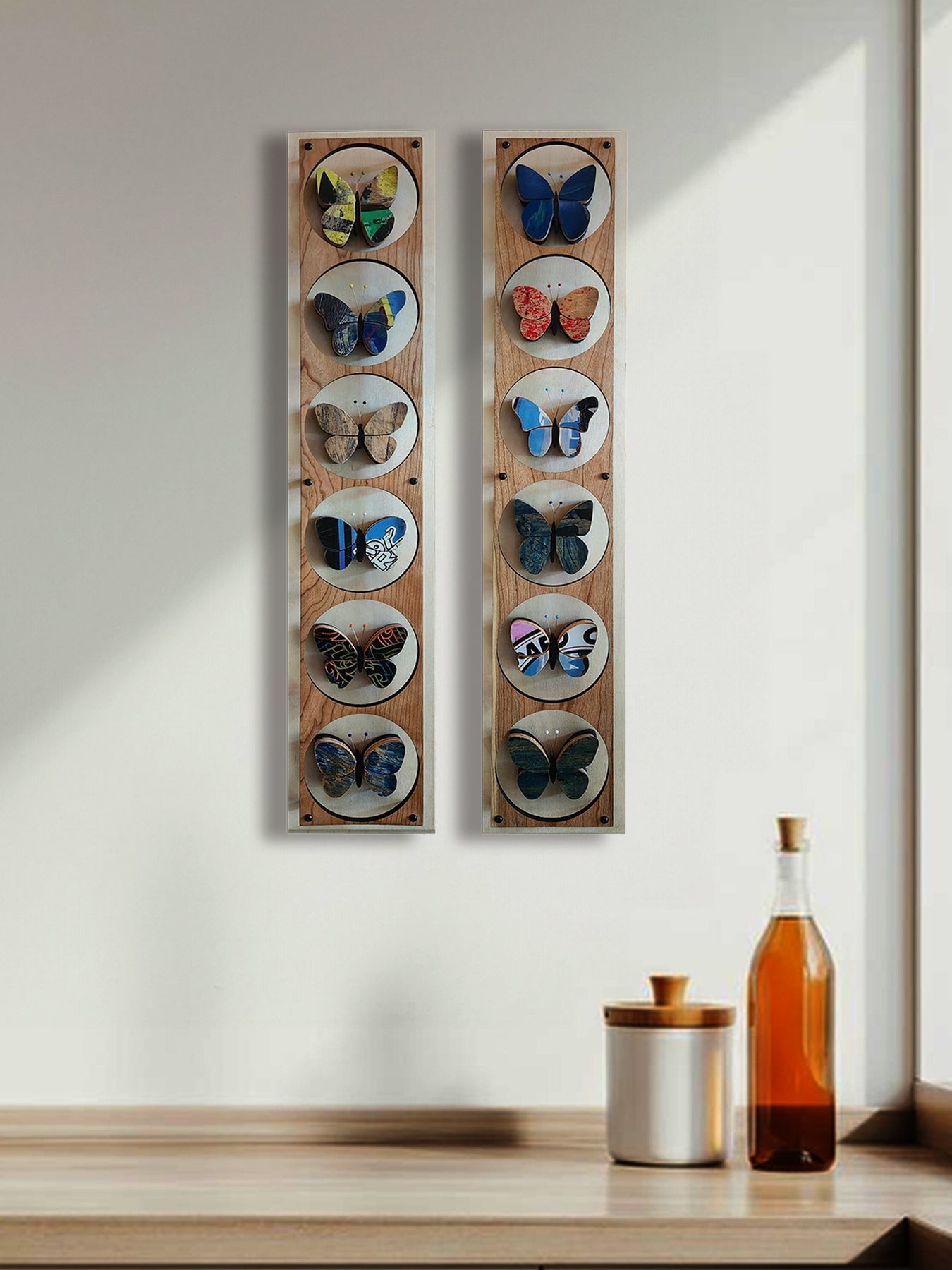 "Butterfly Collection #4" Skateboard Art
