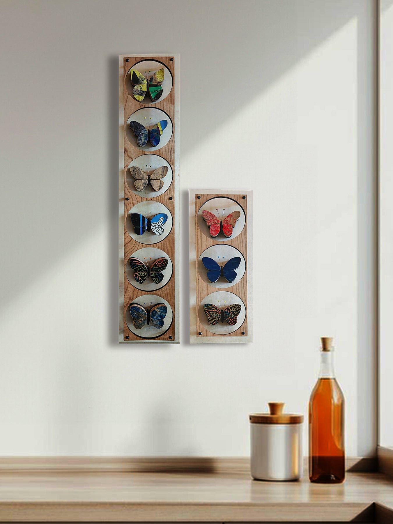 "Butterfly Collection #3" Skateboard Art