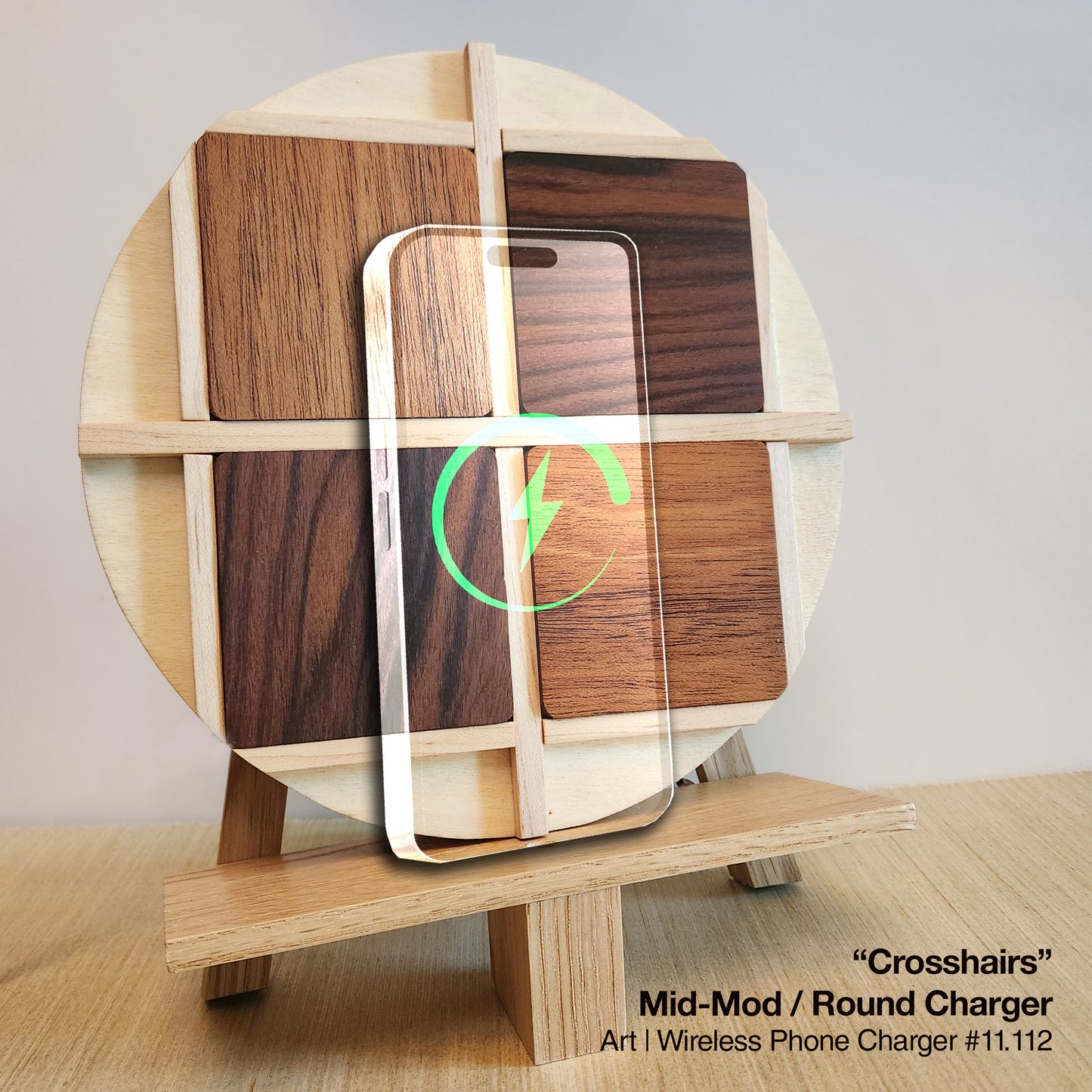 "Crosshairs" Mid-Mod / Wireless Phone Charging Station