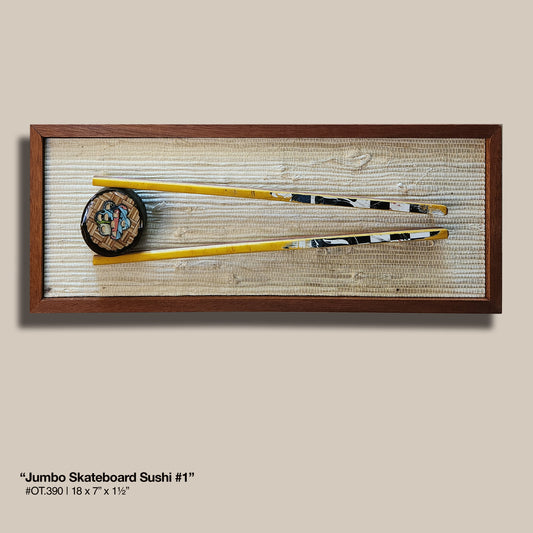 "Jumbo Skateboard Sushi #1"