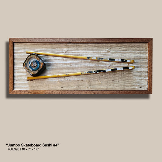 "Jumbo Skateboard Sushi #4"