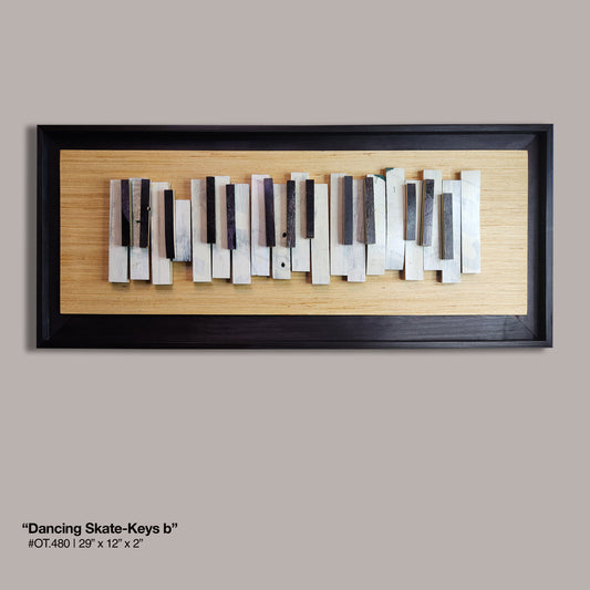 "Dancing Skateboard Keys" (b)