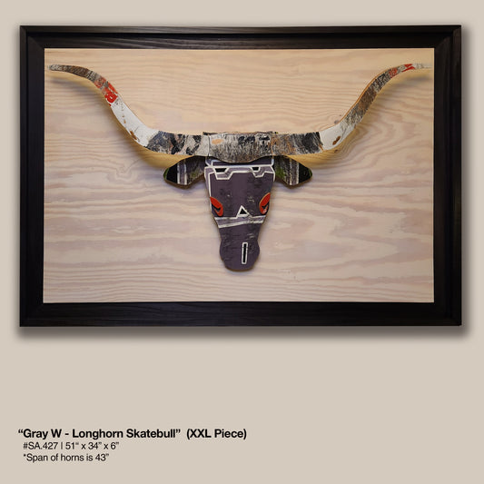 "Gray-W" Longhorn Skatebull