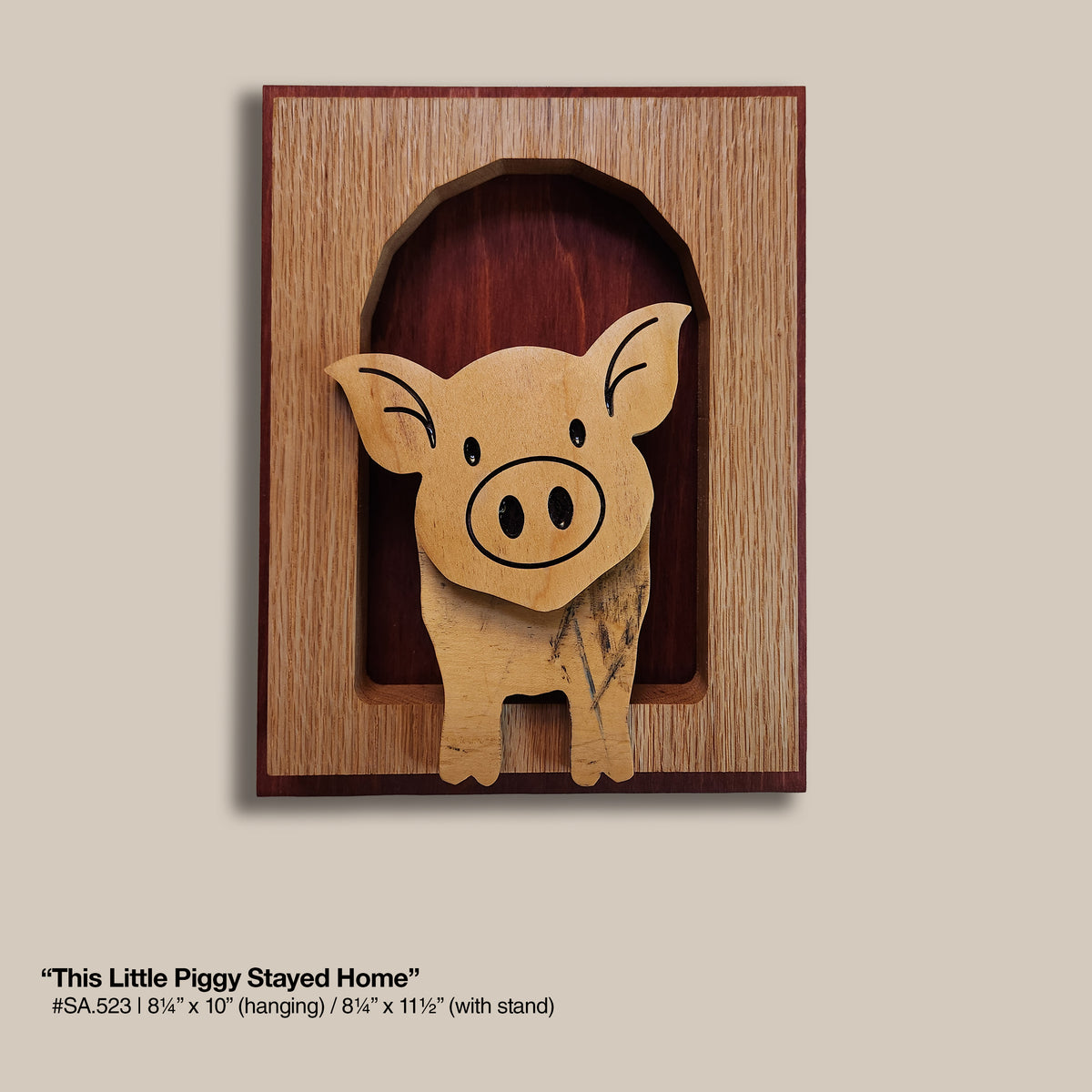"This Little Piggy Stayed Home" [STAND]