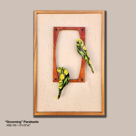 Grooming - Parakeet - Skateboard Art