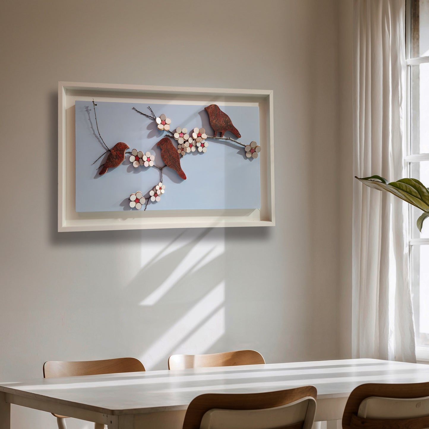 "Blossoms and Red Birds #2"