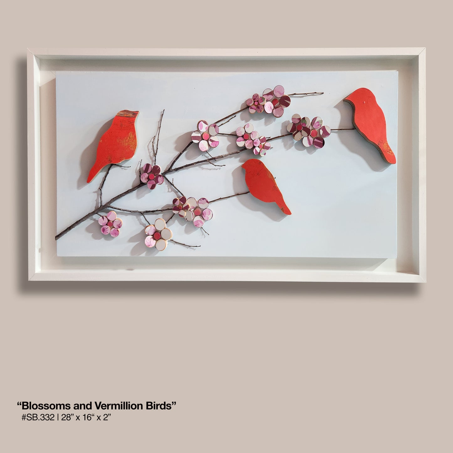 "Blossoms and Vermillion Birds"
