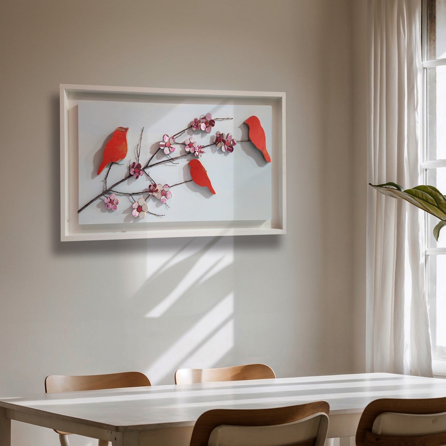 "Blossoms and Vermillion Birds"