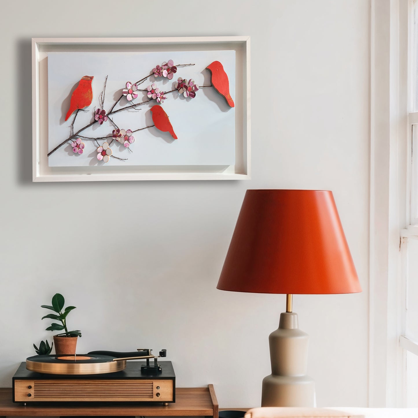 "Blossoms and Vermillion Birds"