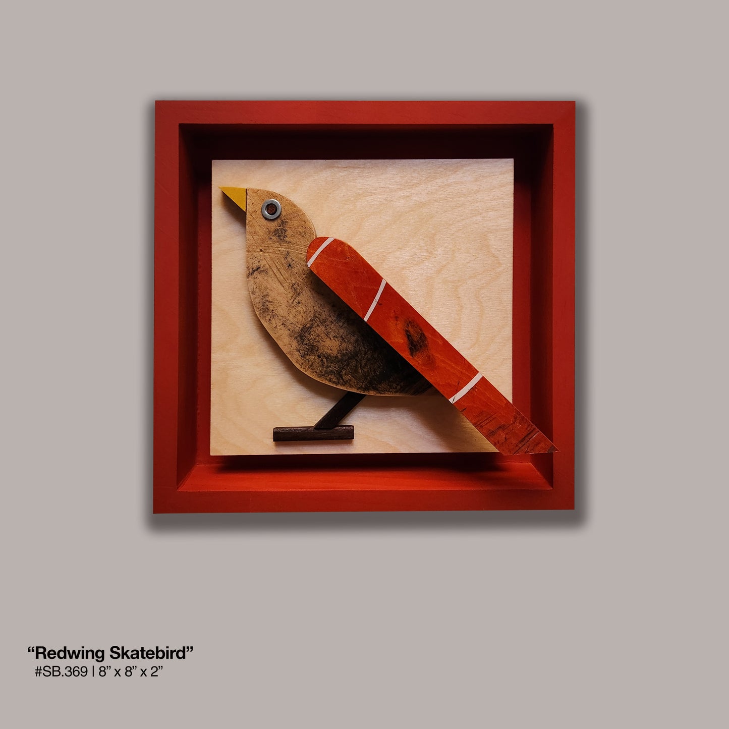 "Redwing Skatebird" Standing Skatebird