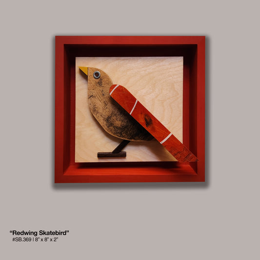 "Redwing Skatebird" Standing Skatebird