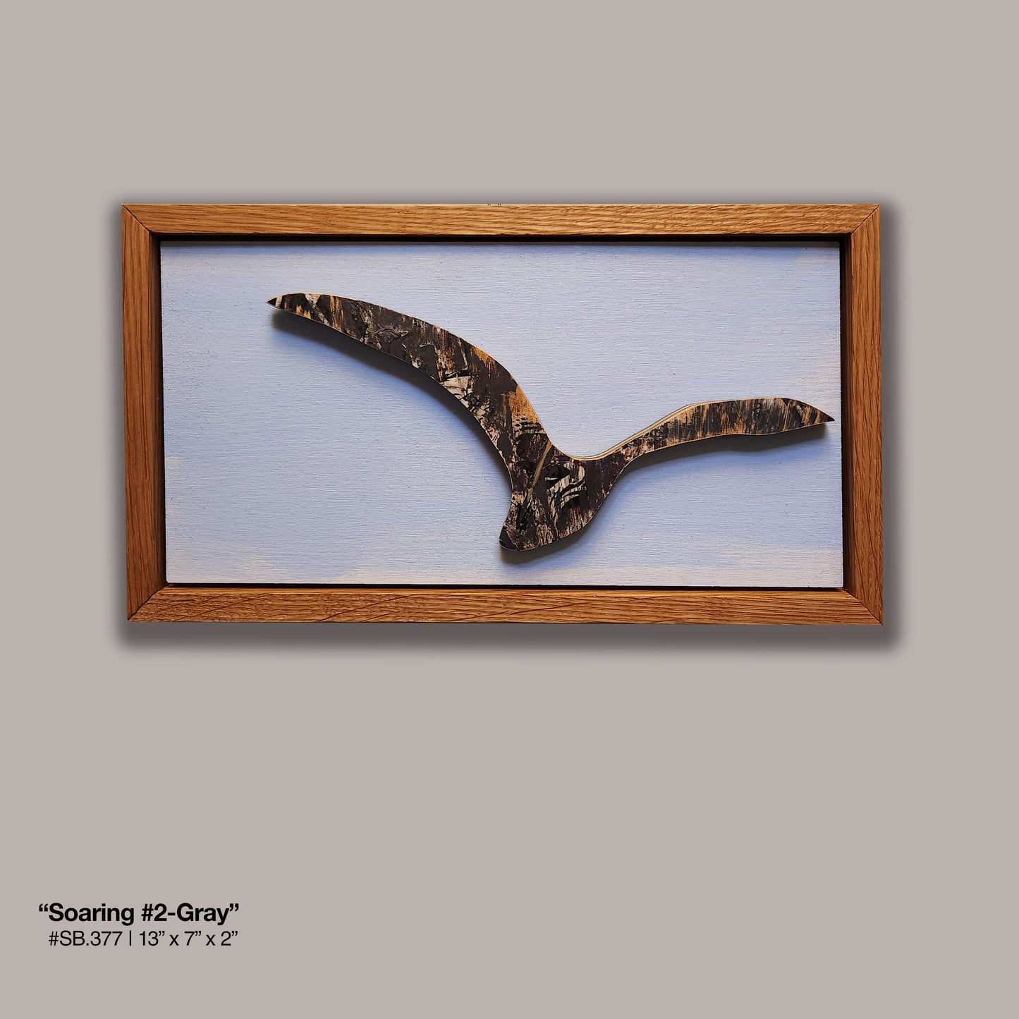 "Soaring #2-Gray" Gull Skatebird