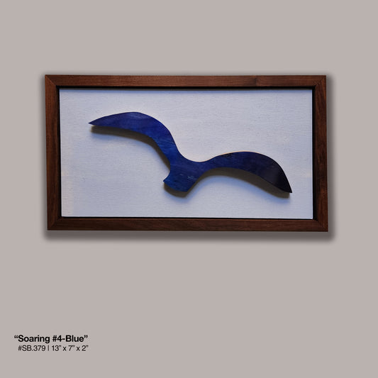"Soaring #4-Blue" Gull Skatebird