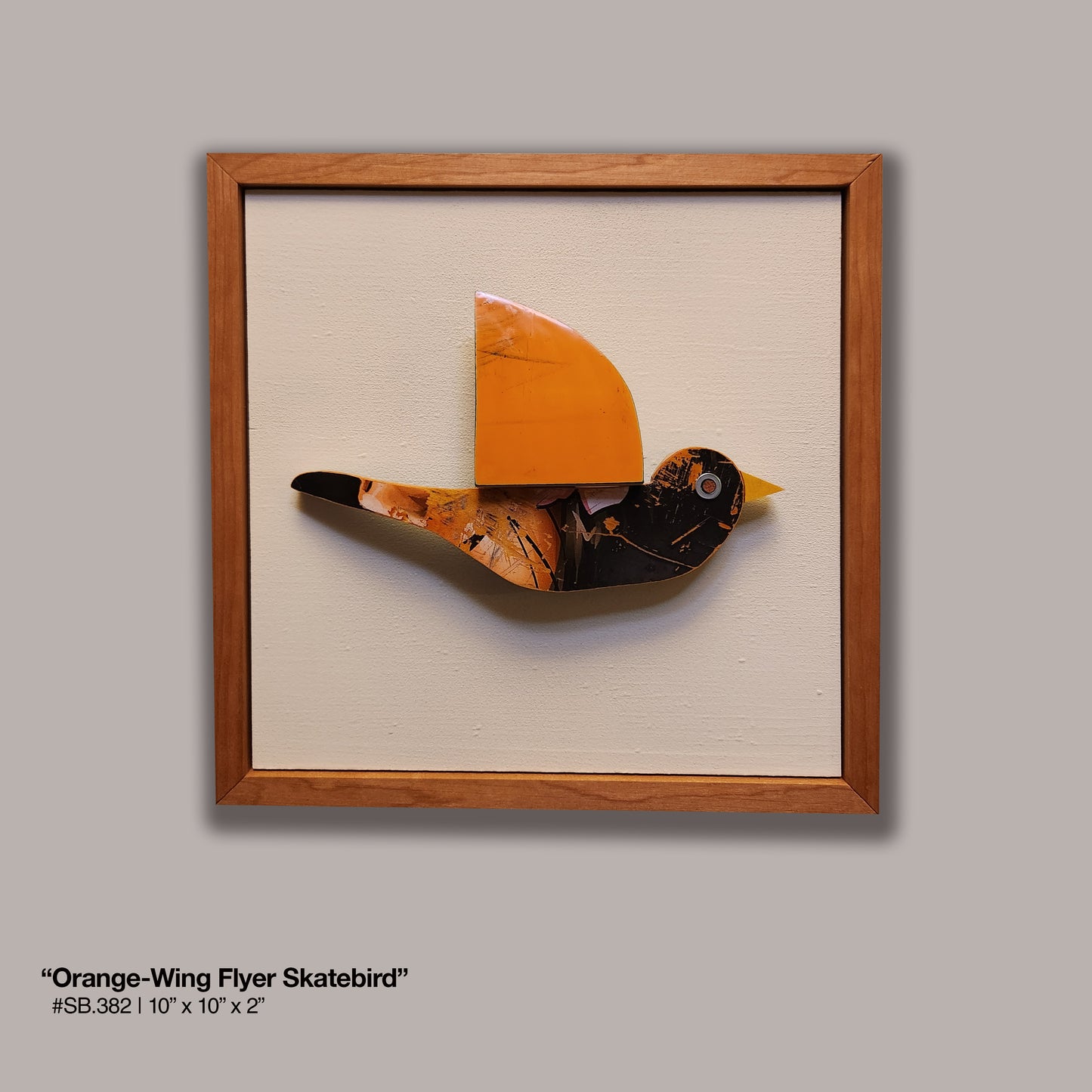 "Orange-Wing Flyer" Graphic Skatebird