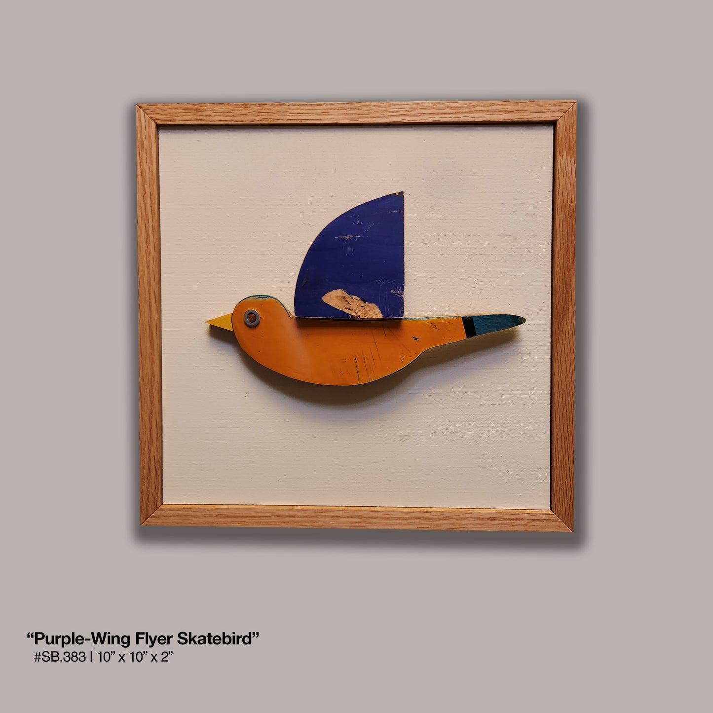 "Purple-Wing Flyer" Graphic Skatebird