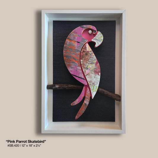 Pink Parrot Skatebird