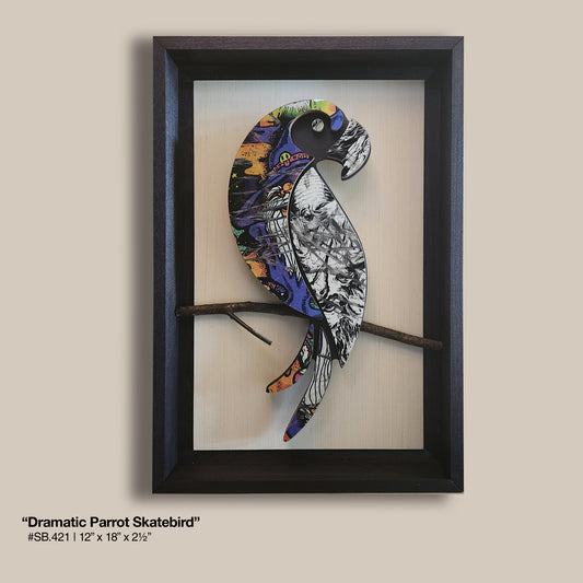 Dramatic Parrot Skatebird