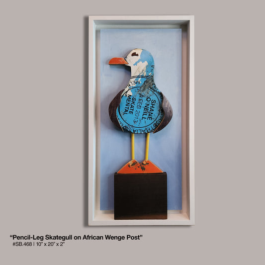 "Skategull on African Wenge Post"