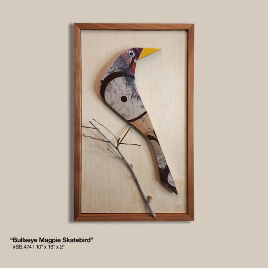 "Bulls-Eye Magpie" Skatebird