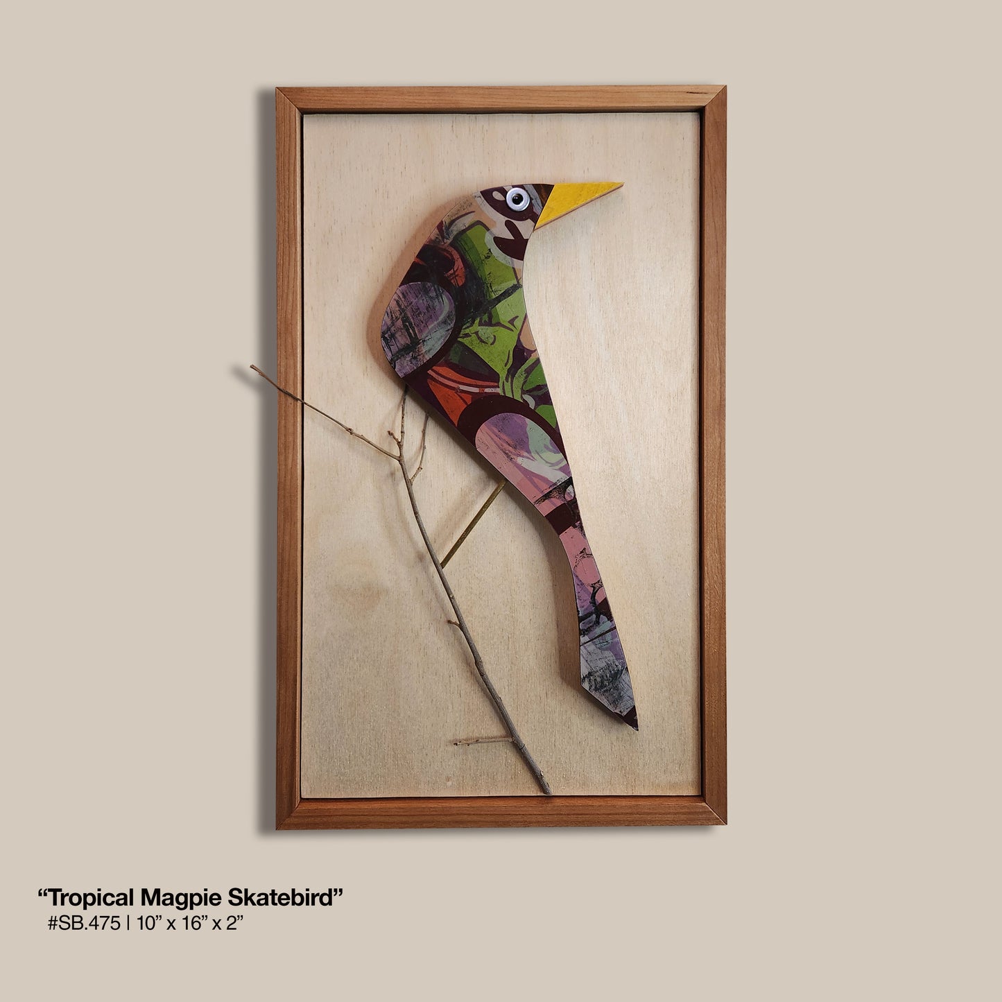 "Tropical Magpie" Skatebird