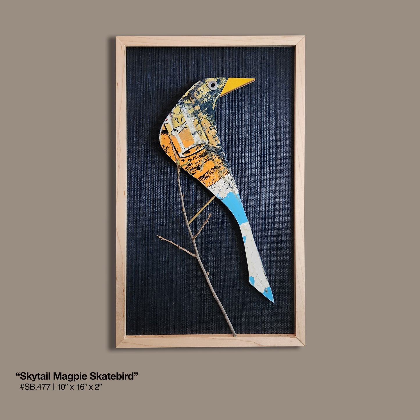 "Sky-Tail Magpie" Skatebird