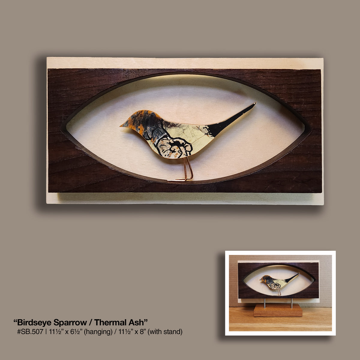 "Birdseye Sparrow" [HANG] Thermal Ash