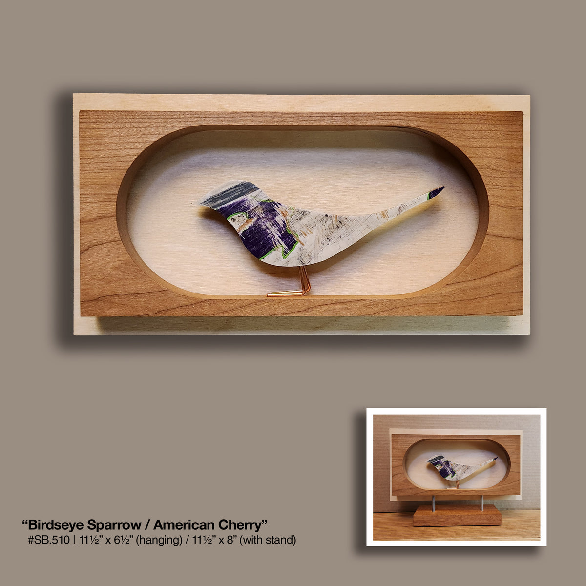"Skateboard Sparrow" [STAND] American Cherry
