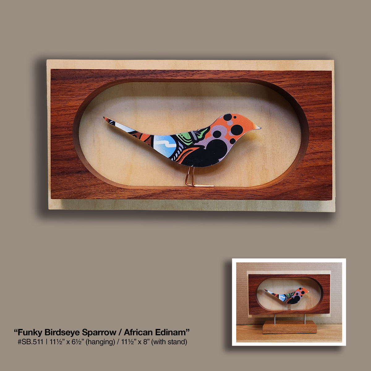 "Funky Skateboard Sparrow" [HANG] African Edinam