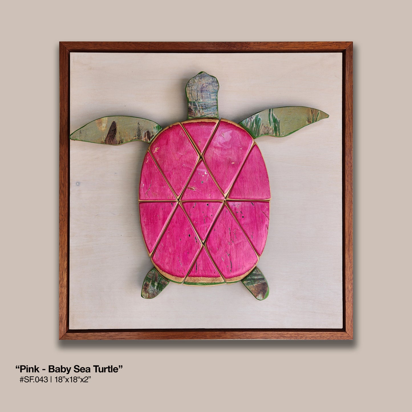 Pink - Baby Sea Turtle - Skatefish