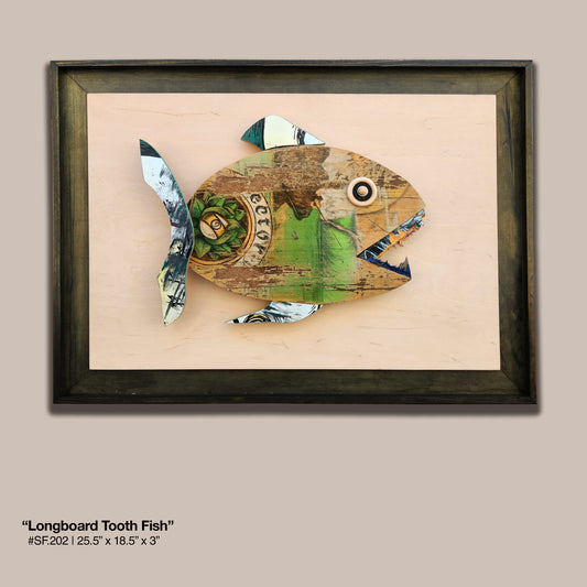 "Longboard Tooth Fish" - Skatefish