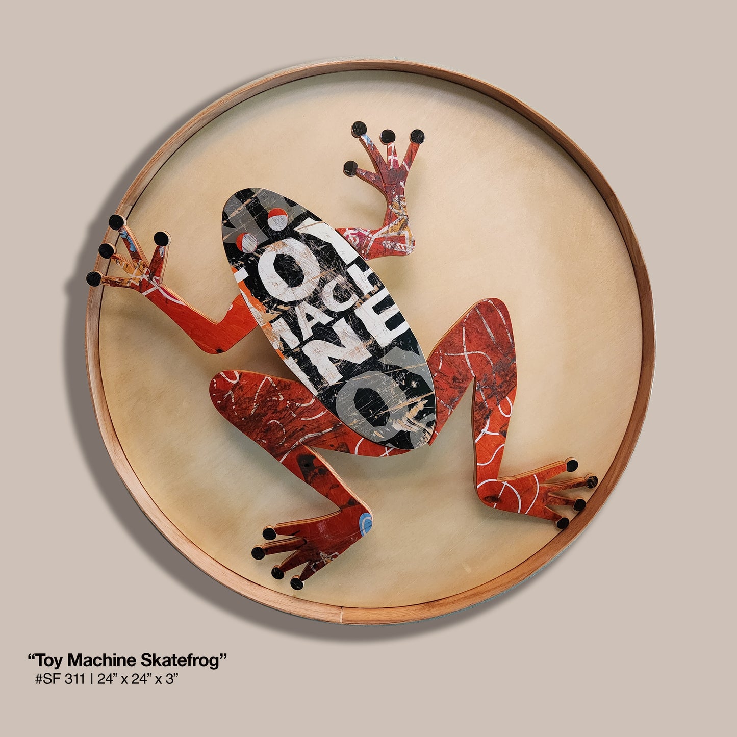 "Toy Machine Skate Frog"