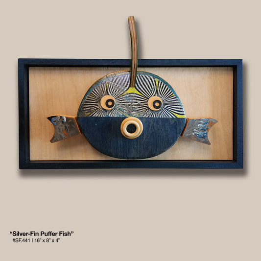 "Silver Fin Puffer Skatefish"