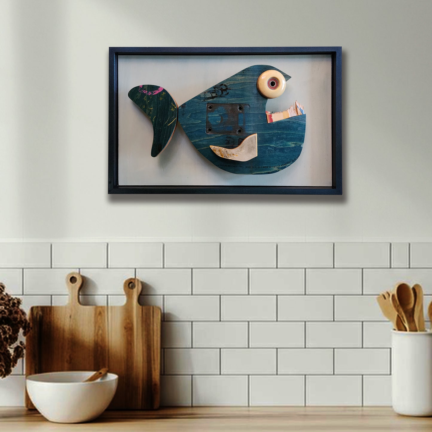 "Teal Wheel-Eye Skatefish"