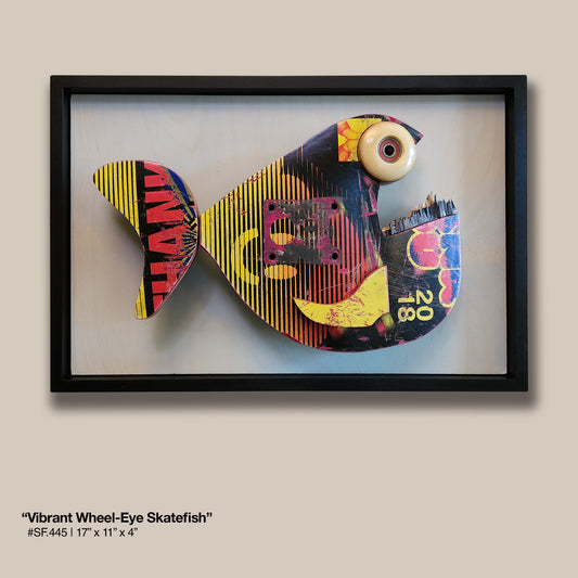 "Vibrant Wheel-Eye Skatefish"