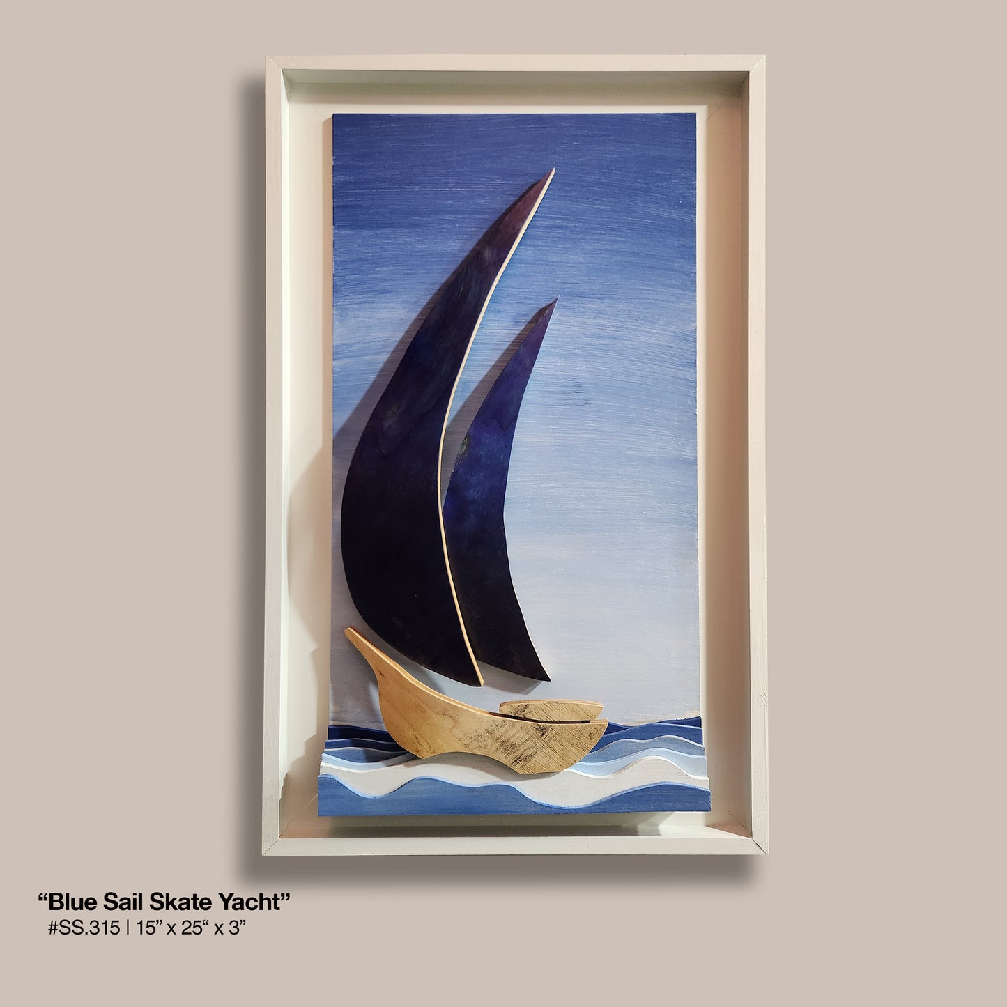 "Blue Sail Skate Yacht"