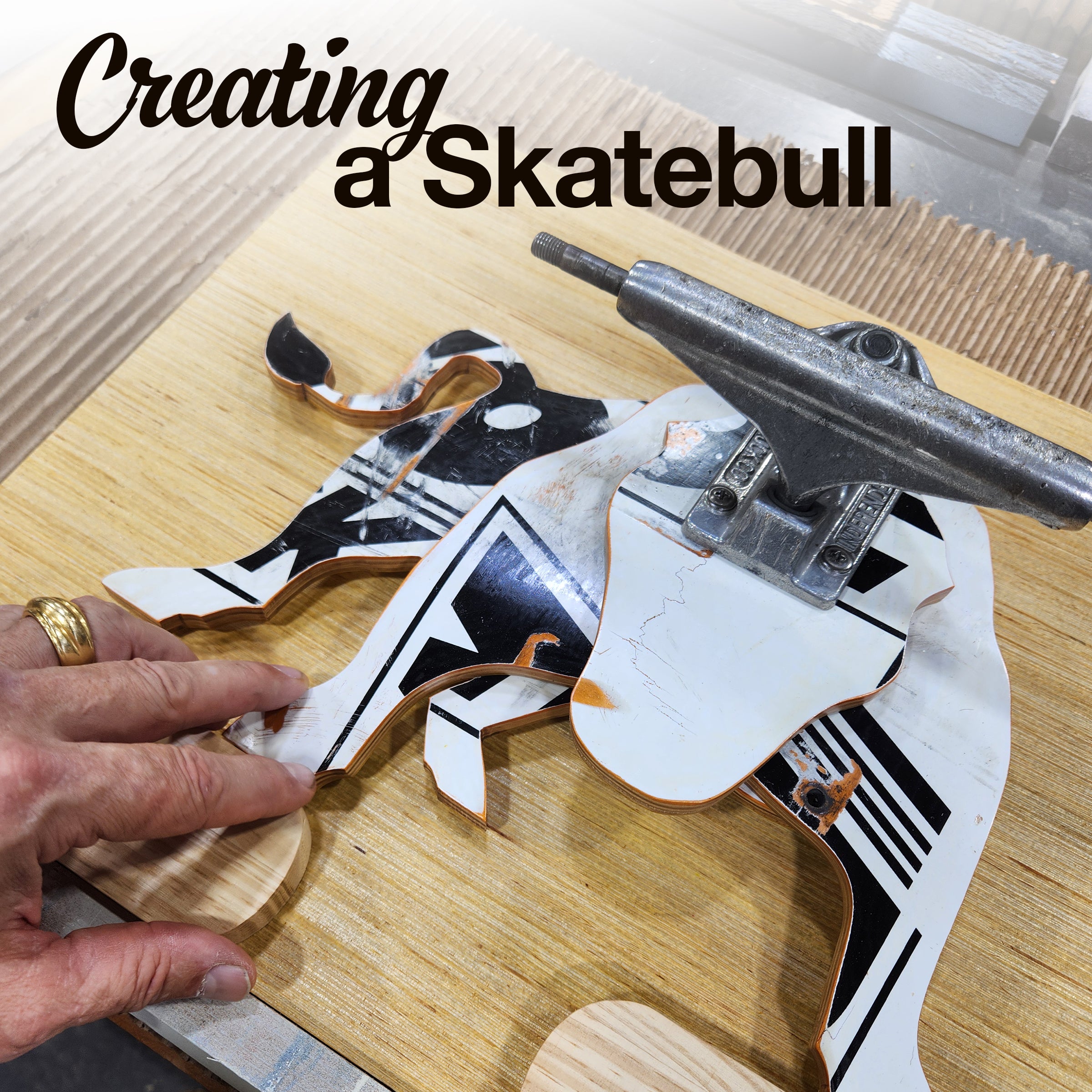 Load video: Video showing how I create my skateboard art